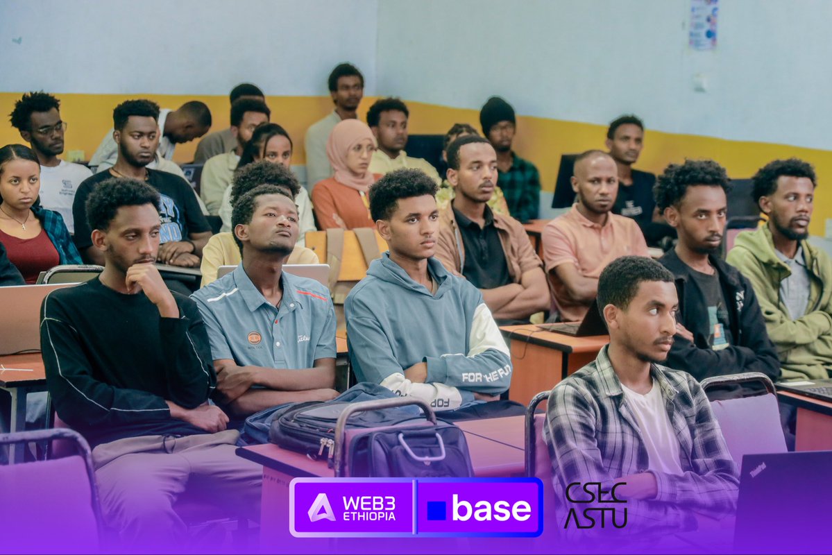 Web3Ethiopia's tweet image. 📍 ASTU

Second stop of the Web3 Ethiopia University Tour ! 130+ students, 2 packed rooms, one shared mission: learning Web3 and building for the future 🚀

@BasedEastAfrica