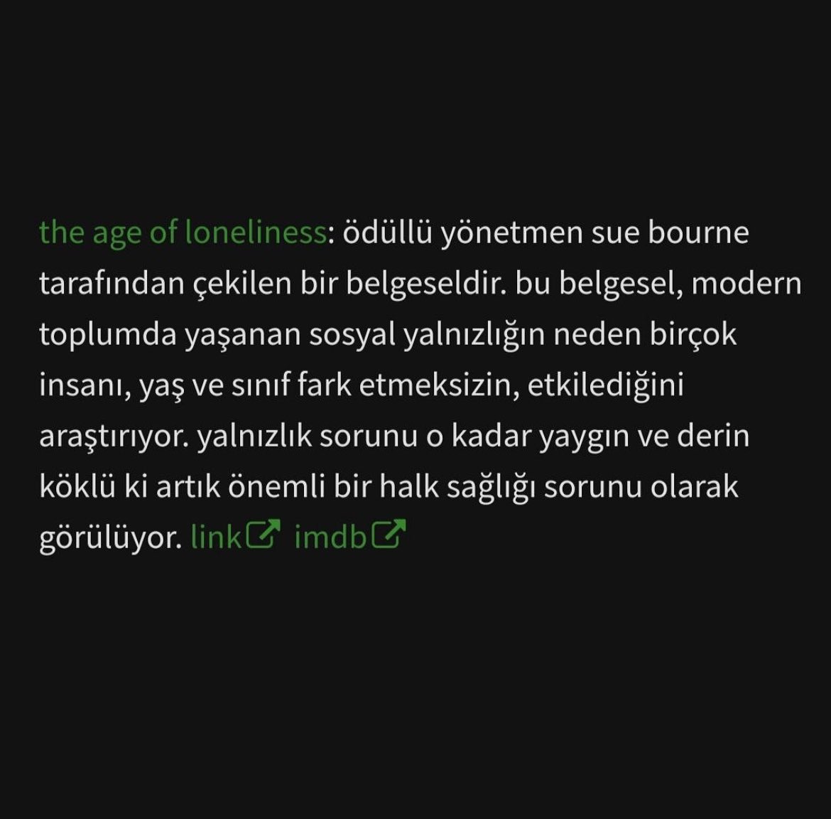 Ekşi sözlükteki herkese döve döve izletilmesi gereken belgeseller başlığından bazı entryler