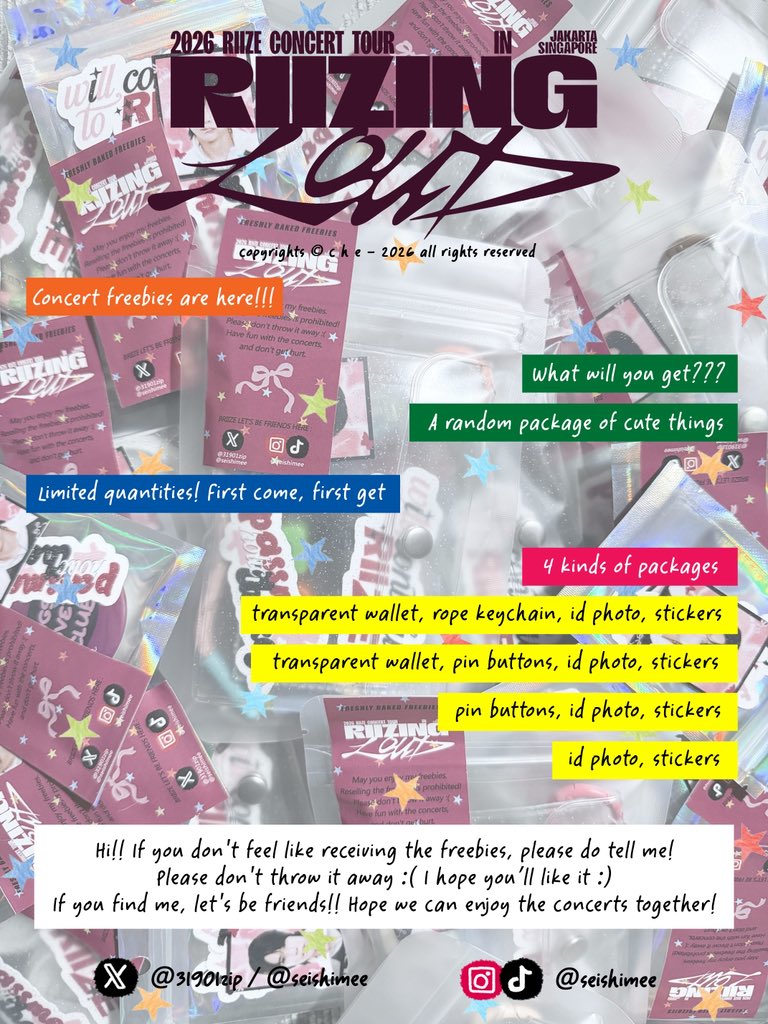 31901zip's tweet image. 𝙍𝙄𝙄𝙕𝙄𝙉𝙂 𝙇𝙊𝙐𝘿 𝙞𝙣 𝙅𝘼𝙆𝘼𝙍𝙏𝘼 &amp;amp; 𝙎𝙄𝙉𝙂𝘼𝙋𝙊𝙍𝙀

⋆. 𐙚 ˚ 𝙲𝚘𝚗𝚌𝚎𝚛𝚝 𝙵𝚛𝚎𝚎𝚋𝚒𝚎𝚜 ᯓ★

by @seishimee / @31901zip 

🗓️ Jan 10th &amp;amp; 24th, 2026
📍 ICE BSD Hall 5-6
📍 Singapore Indoor Stadium
⏰ TBA

#RIIZINGLOUD_IN_JAKARTA #RIIZINGLOUD_IN_SINGAPORE