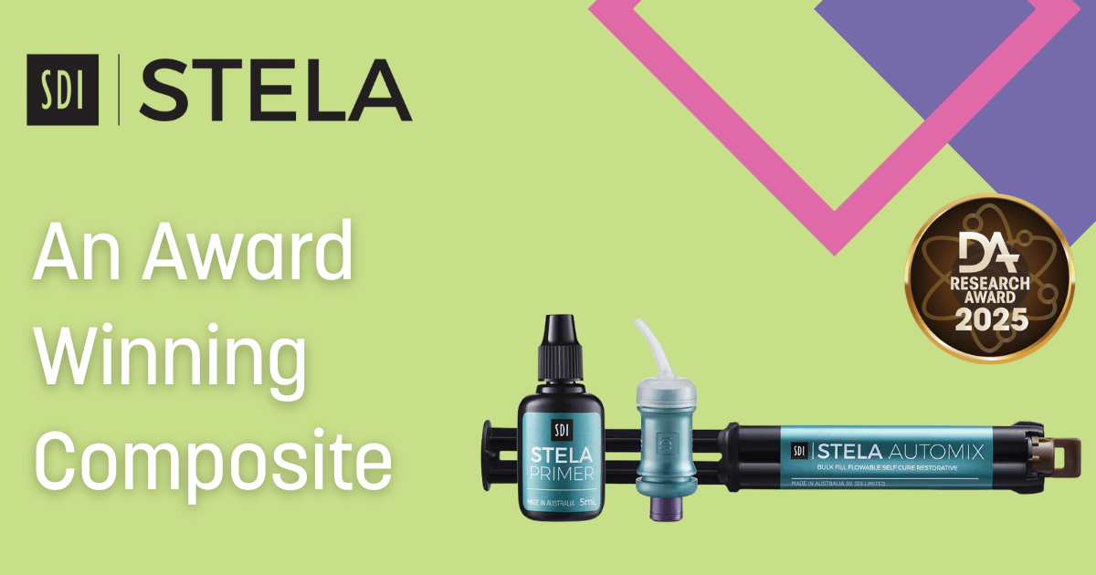 Kent_Express's tweet image. Stela from SDI is an innovative high-performance self-cure composite that was designed from the ground up to replace amalgam.

✅High compressive and flexural strength
✅Use in class I, II, III and V restorations
✅Unlimited depth of cure
✅Gap-free interface
✅Simple 2-step…