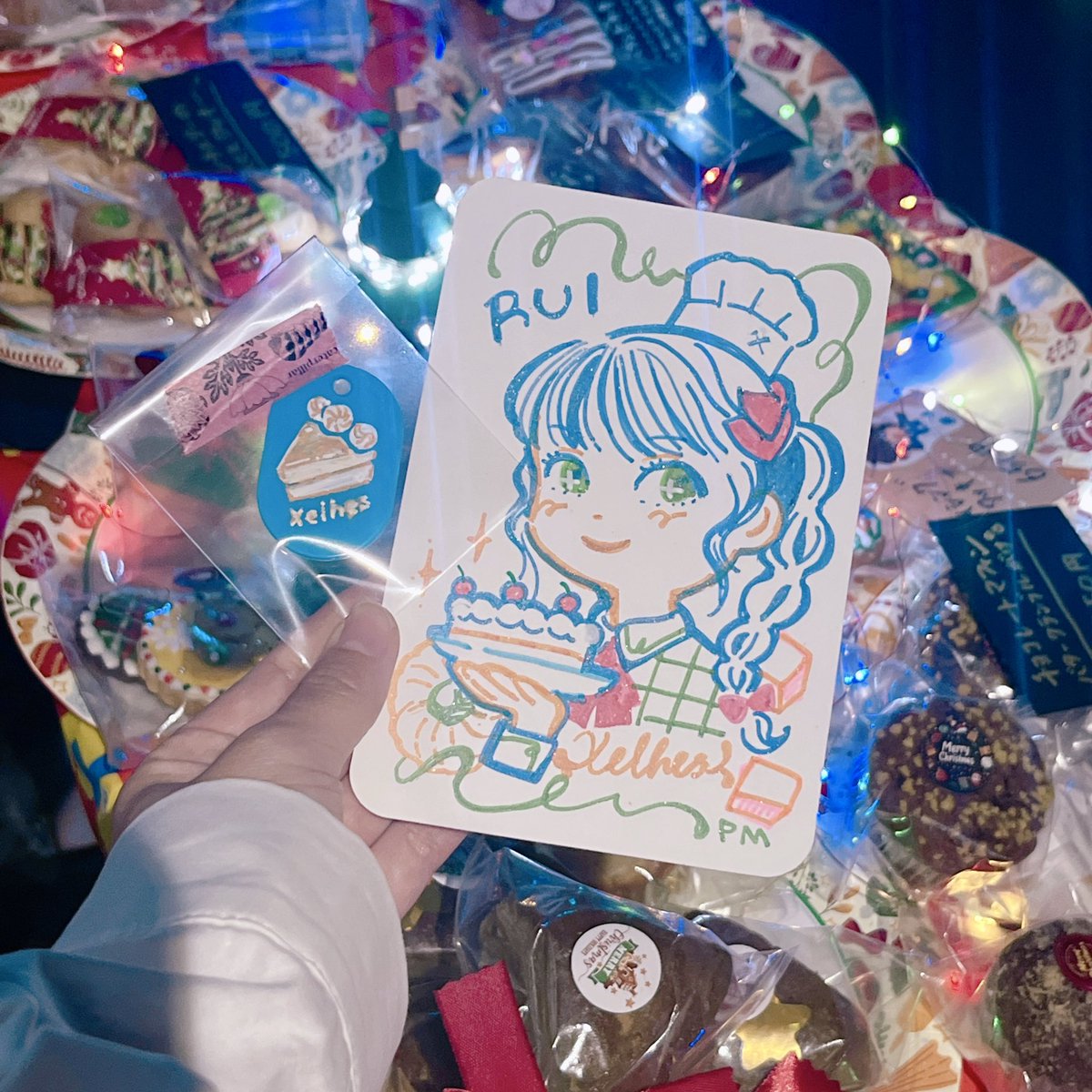 みてみてー！！ぴじょんみるくさんに似顔絵描いてもらいました