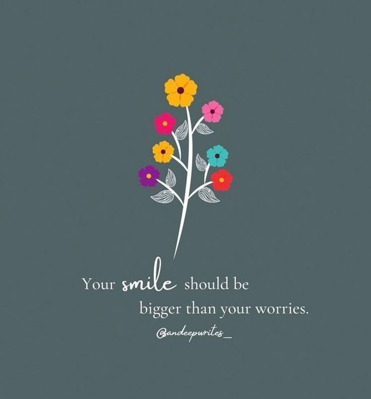 XeZ1131618's tweet photo. Your smile should be 
 bigger than your worries.. https://t.co/PbJUVy9zlg