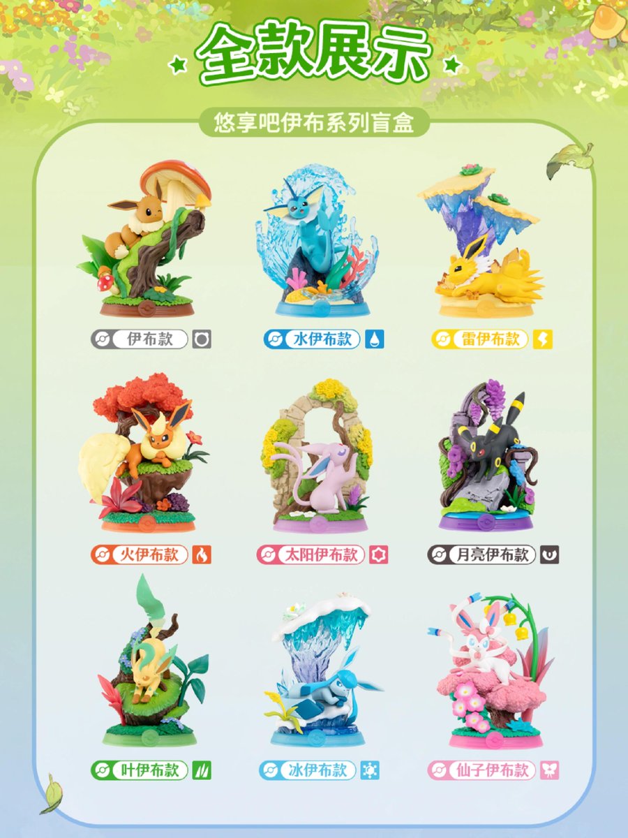 ポケモン イーブイ PVCフィギュア ブラインドボックス　中国限定　ライセンス品 ポケモン イーブイ PVCフィギュア ブラインドボックス中国限定ライセンス品