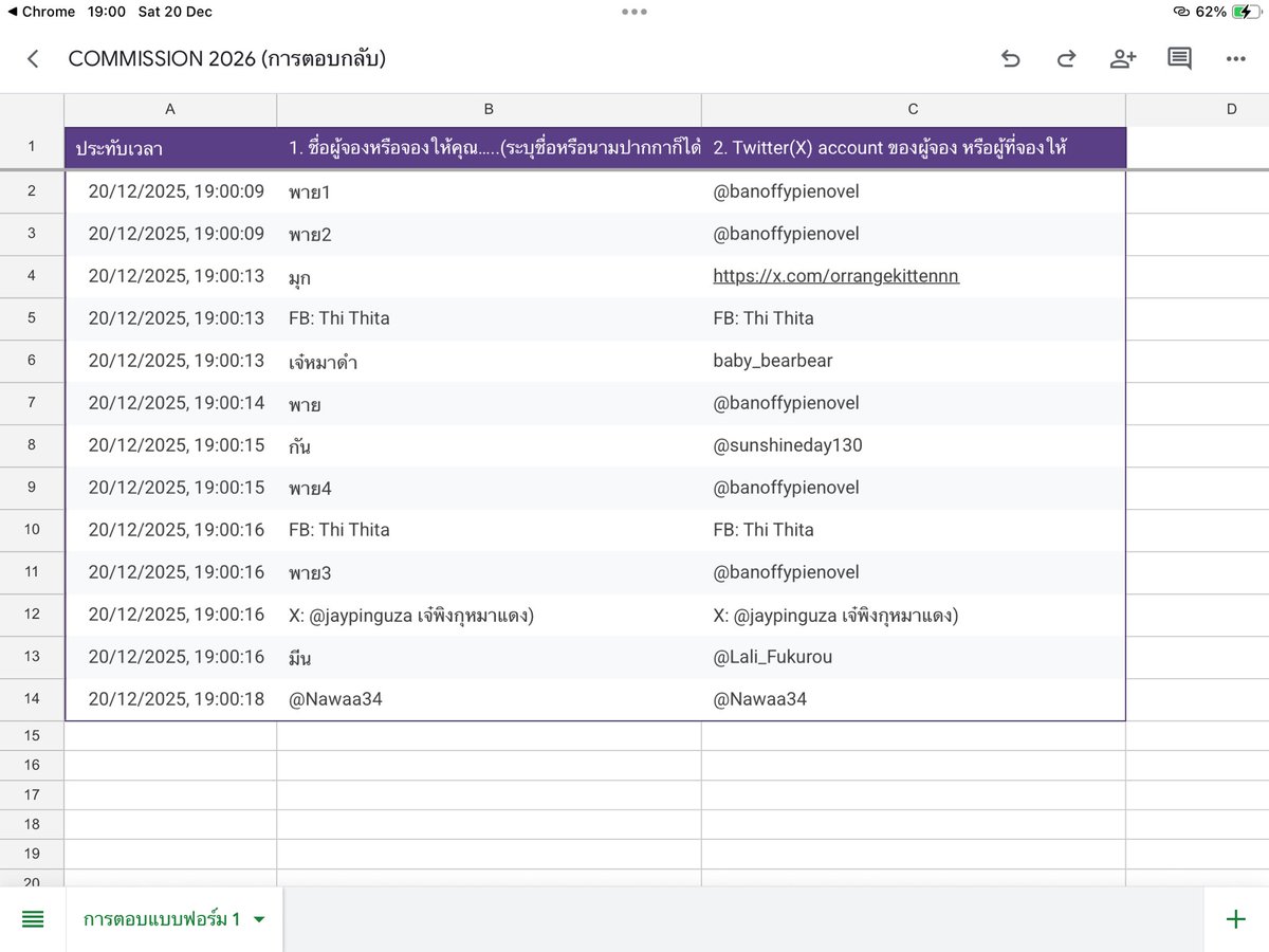 รายชื่อผู้ที่ได้คิวปี 2569 นะคะ💕✨ เดี๋ยวมิ้มไล่ทักไปตามลำดับนะคะ ขอบคุณมากๆค่ะ😭🙏🏻