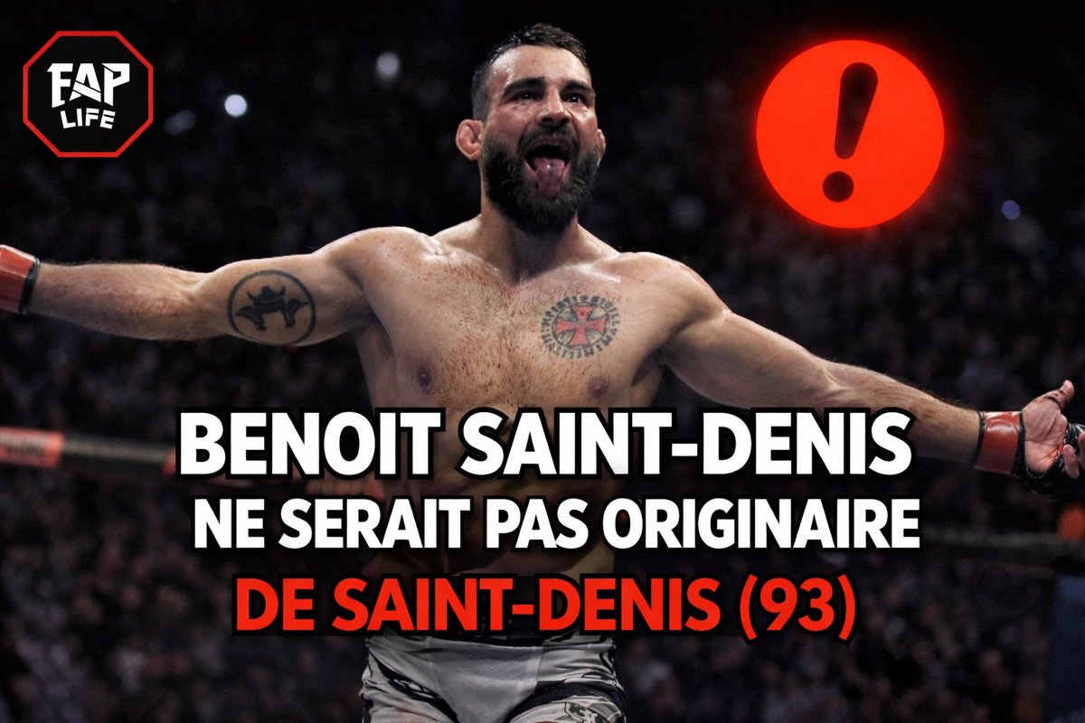 LapJife's tweet image. 🚨 FLASH 🚨

Lors d’une interview sur Valeurs Actuelles, Benoit Saint Denis aurait révélé qu’il n’était pas originaire de la Seine Saint Denis !

L’#UFC indique avoir ouvert une enquête pour fraude ! 

Nicolas, notre CM, est sur le coup afin de confirmer l’information.