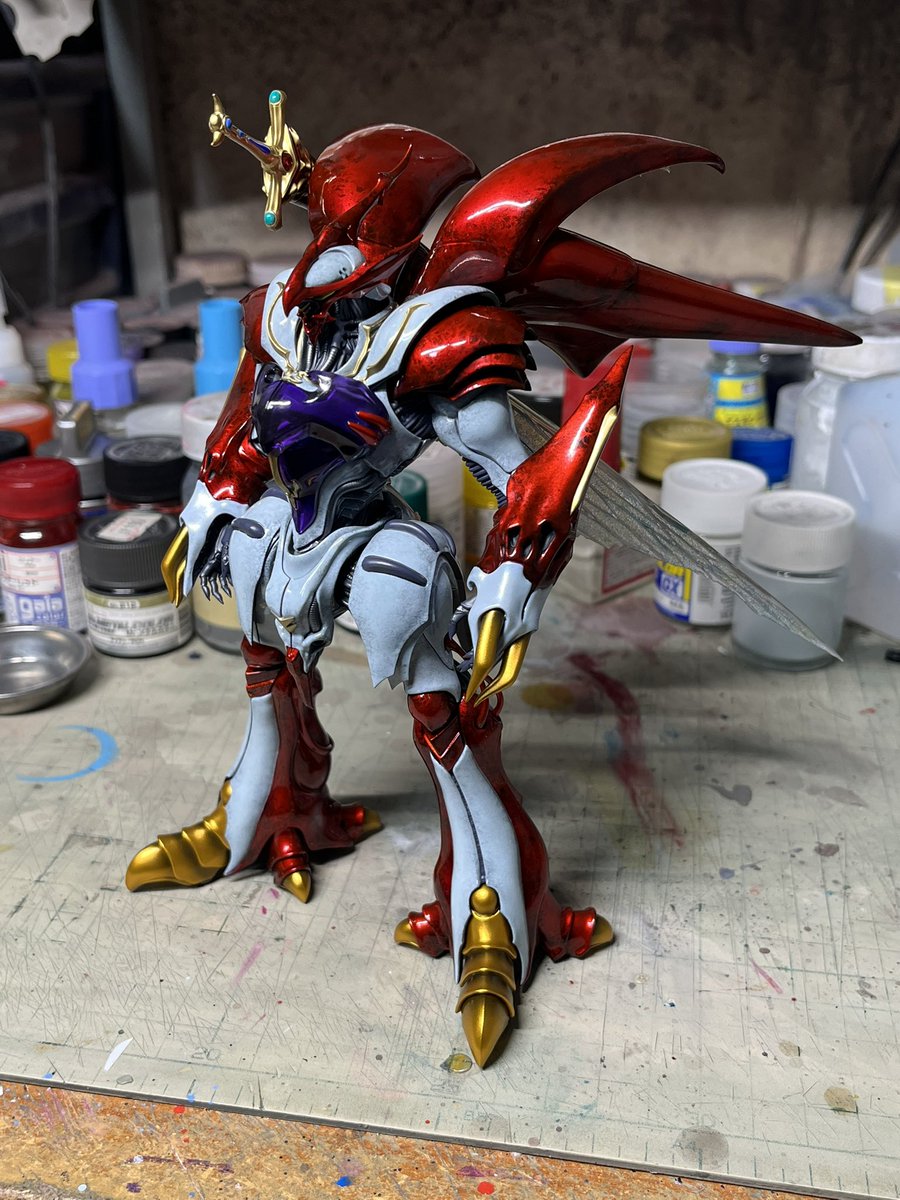 YOSI09734988's tweet image. 完成しました😌
今年一番のプラモデルで間違いない

#ヴェルビン 
#PLAMAX