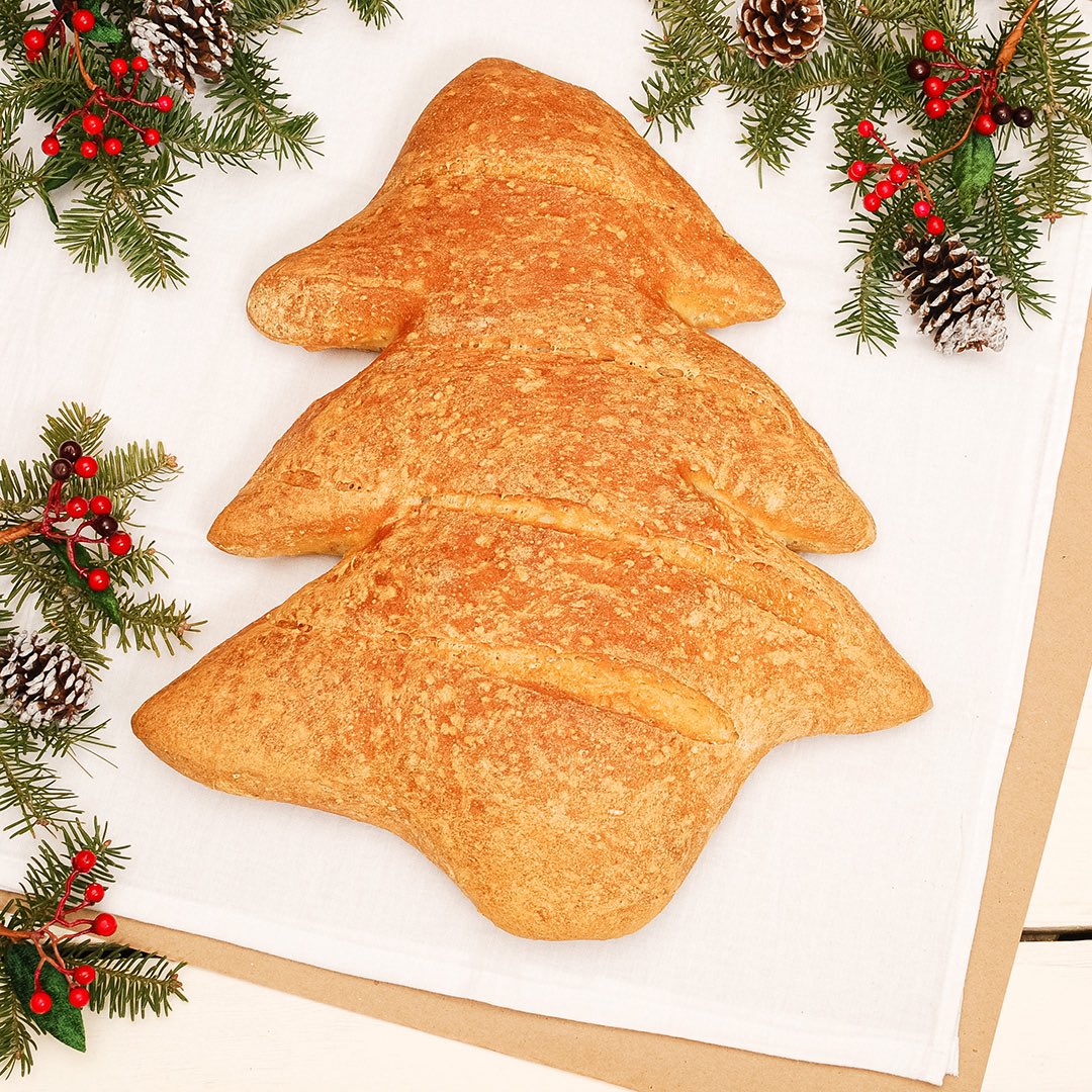 Our Christmas Tree Bread is made with our delicious French peasant dough and baked to golden perfection 🎄
It’s a beautiful and tasty centerpiece for your holiday table.
Order yours today and make your holiday feast extra special!

#ChristmasTreeBread #HolidayBread #ArtisanBread