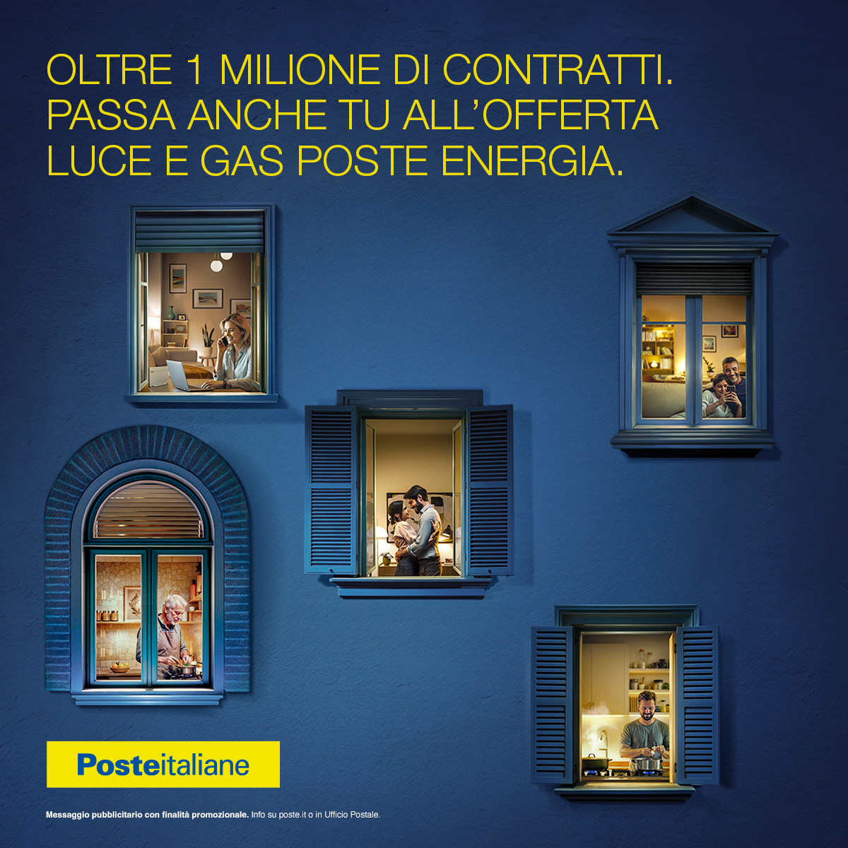 PosteItaliane's tweet photo. Poste Energia. Un milione di volte grazie!
Scegli anche tu l'offerta Luce e Gas Poste Energia. 
Vai in Ufficio Postale, su app Poste Italiane o su https://t.co/nuKxm0jegi

https://t.co/qV7KaA2lrv https://t.co/1zo4pHJTV5