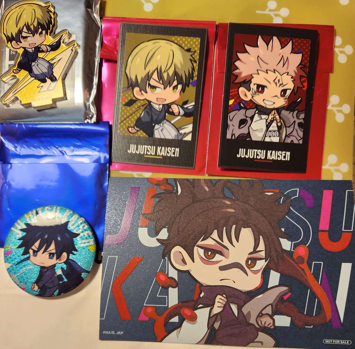 譲渡 交換】 呪術廻戦 死滅回游 中外鉱業 譲： グリッター缶バッジ