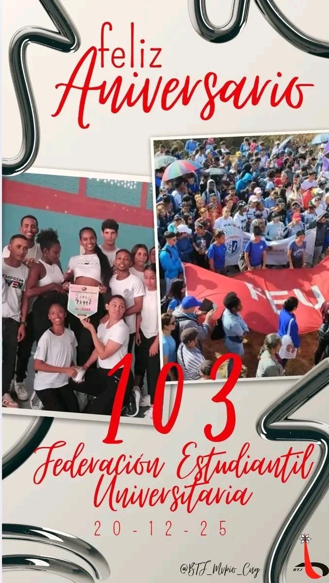 La FEU de Mella cumple 103 años de fundada y aquí en #Camagüey tenemos una juventud universitaria llena de compromiso, energía y alegría.  Muchas felicidades, el presente y el futuro les pertenece!!!