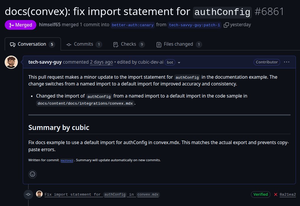 it's feels good to contribute to the best auth library out there! <a href="/better_auth/">Better Auth</a>