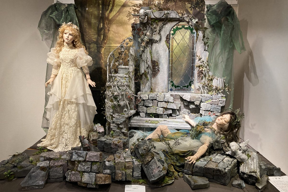 横浜みなとみらいギャラリーで、My・クリエイティブドール展拝見しま