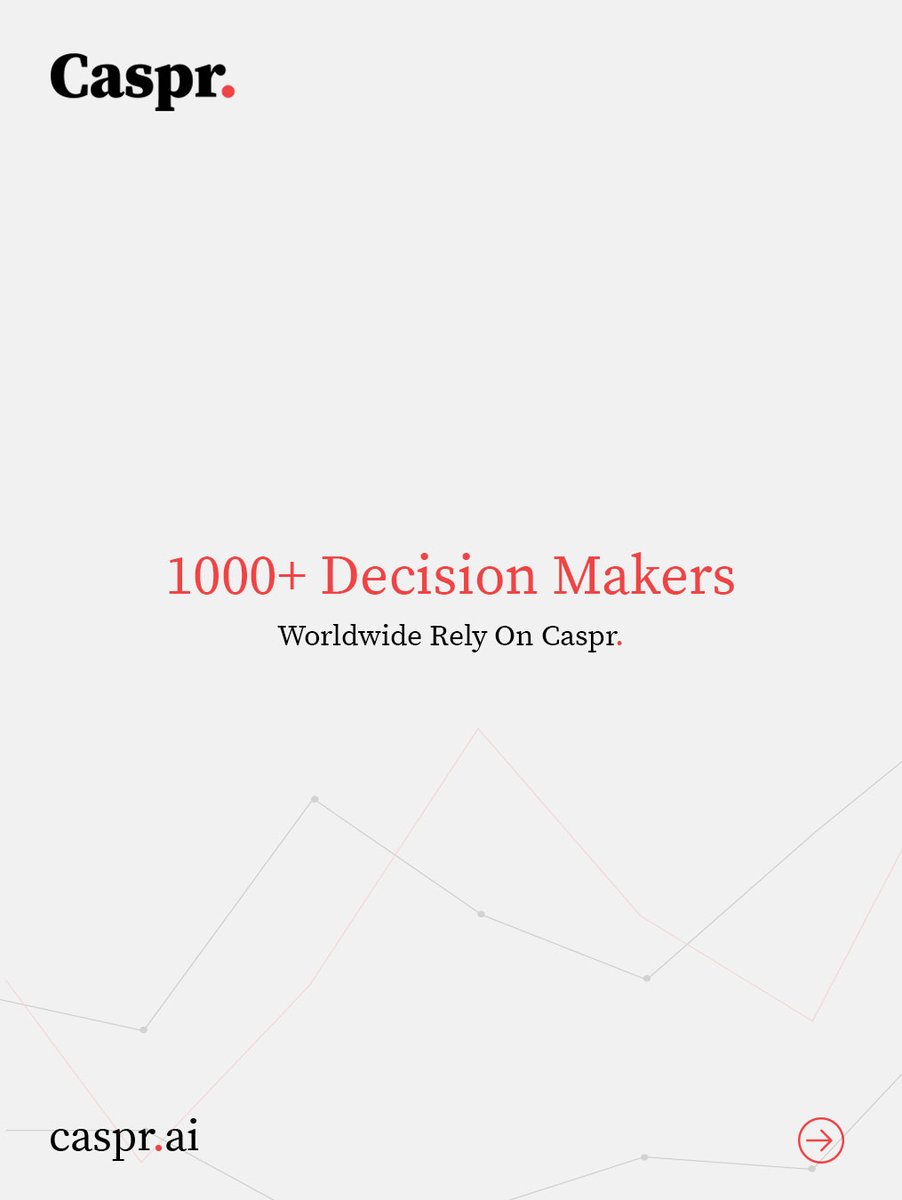 CasprResearch's tweet image. Caspr. has empowered 1000+ decision-makers worldwide. Now it’s your turn to speed up your workflow. Try Caspr., your 360-degree AI research partner.

To try Caspr., visit caspr.ai 

#marketresearch #casprai #researchreports #testimonials #aiformarketresearch