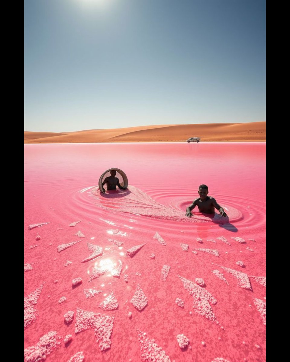 TalkaTree's tweet image. Senegal’s famous Pink Lake, Lake Retba, gets its color from salt-loving microorganisms and high salinity.
Located near Dakar, it was once a salt-harvesting site and remains one of Senegal’s most unique natural landmarks.

Africa has stories worth knowing🌍
Follow @TalkaTree 💚