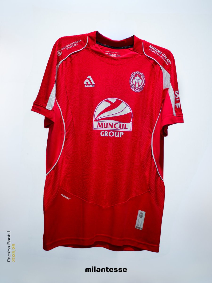 milantesse's tweet photo. Jersey Persiba Bantul x Almer Apparel, Liga 3 Nusantara 2025/26. Detailnya itu loh, edannn. Klub kasta ketiga lho brooo. 🤯 @Jerseyforum @JerseyLigina https://t.co/l1F4s3aCDZ