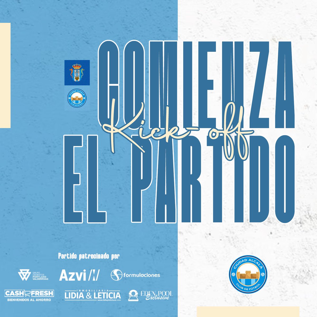 ✅ ¡Comienza el partido en El Viso!

🩵 #AtcoViso 0-0 Azvi #CiudadAlcaláCF Juvenil

⏱️0’

#AlcaládeGuadaíra #FutFem 📳