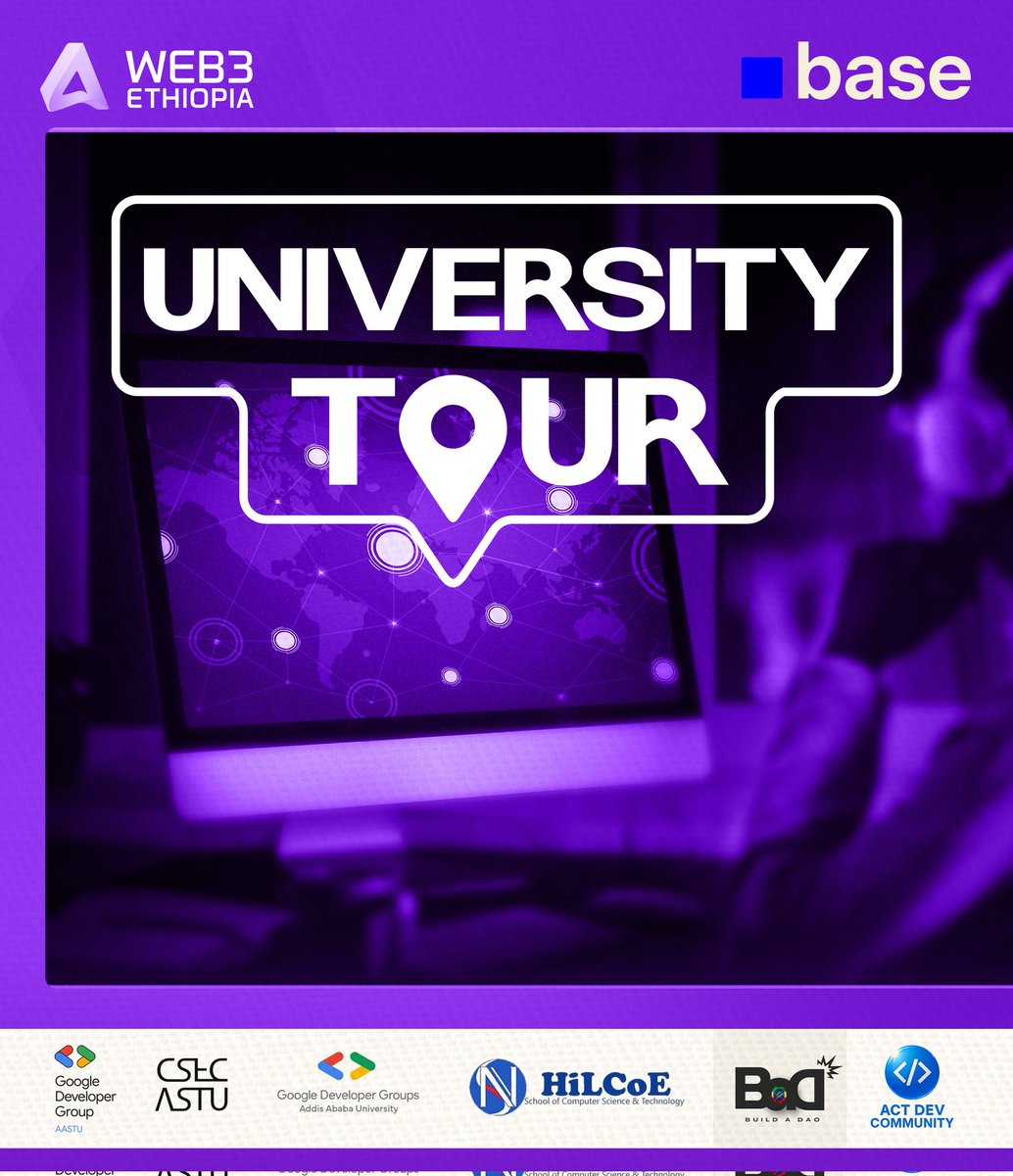 0xInfinity0's tweet image. ▪︎ ASTU was the second stop of the Web3 Ethiopia University Tour and more than 130 students have attended today's session

▪︎ With two packed rooms @dagimbuilds and @YohannesAbebe_ have been giving the lecture for the students

@BasedEastAfrica 
@BaseEthiopia_ 
@Web3Ethiopia