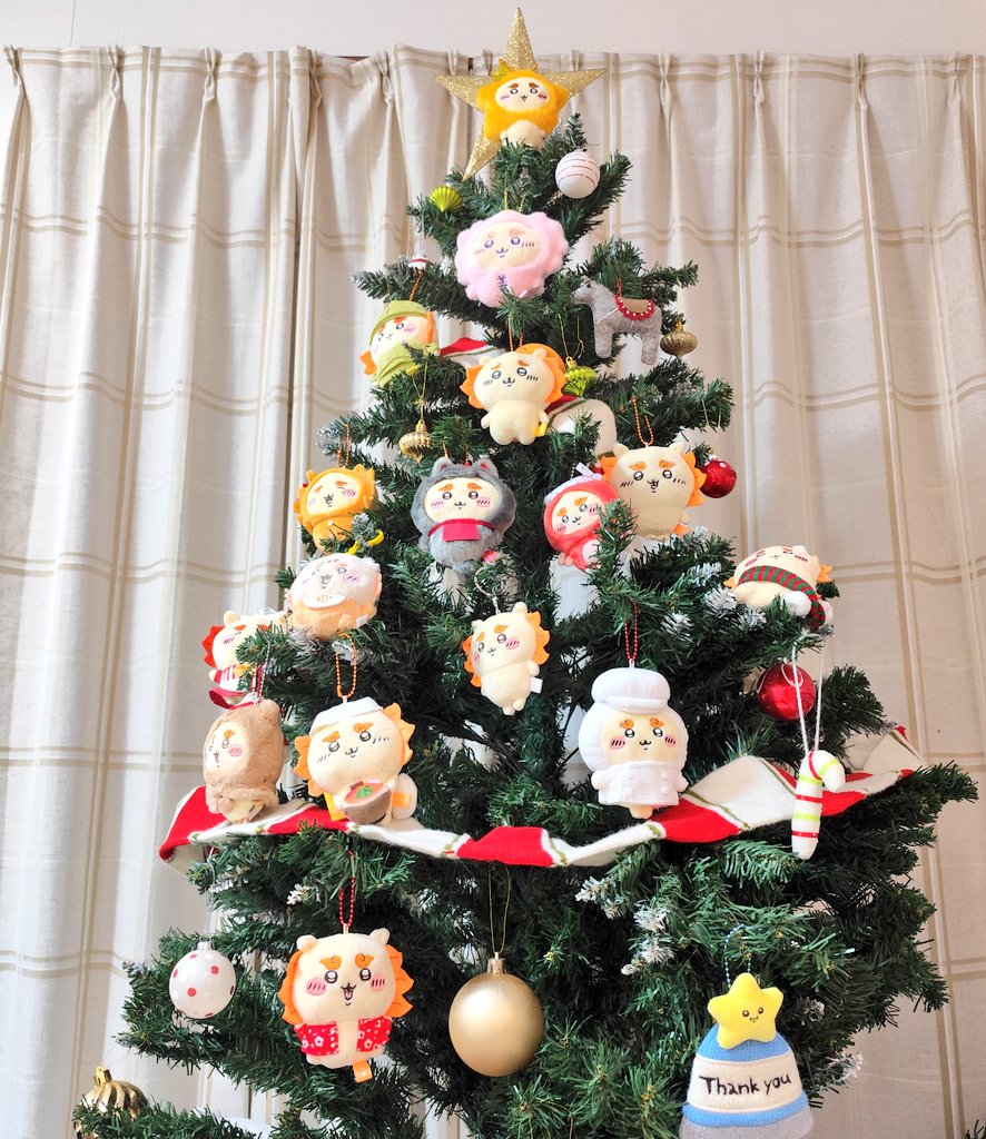 シーサーちゃんのクリスマスツリーができました🎄