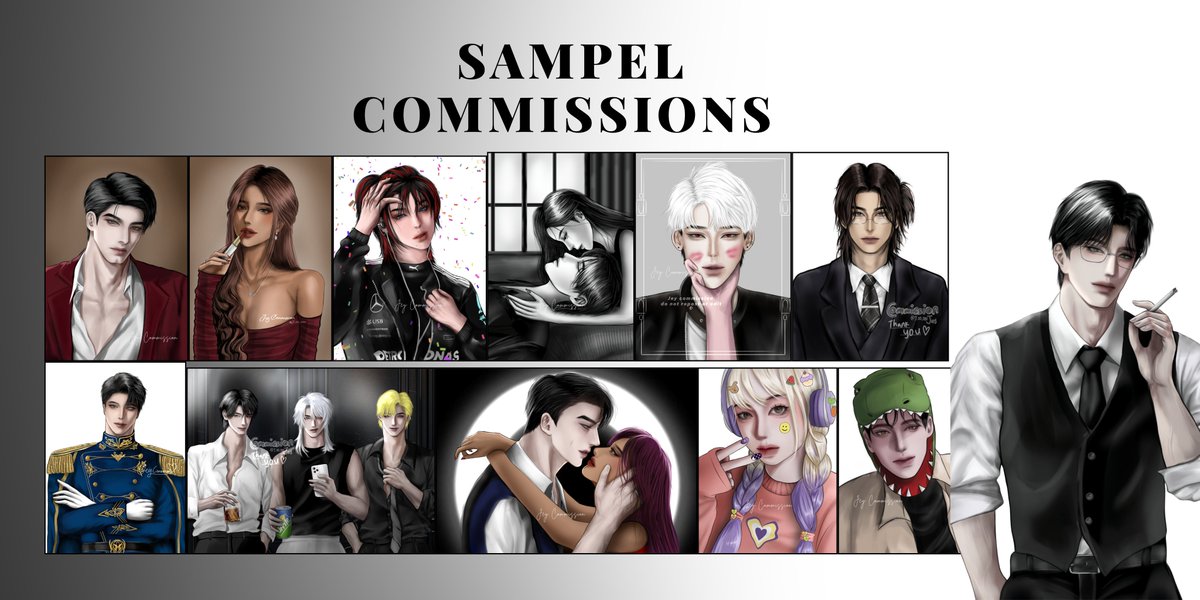 🩶OPEN COMMISSION 🩷
(Like &amp; Share's very appreciated)

Hello! Jey open commission for local &amp; inter🪽
•VGEN also available tho
•OPEN COMMIS SAMPE KIAMAT

More Info? DM me👊🏻🐰
#artcommission #artid #zonakaryaid #opencommissions #artidn #chibicommission