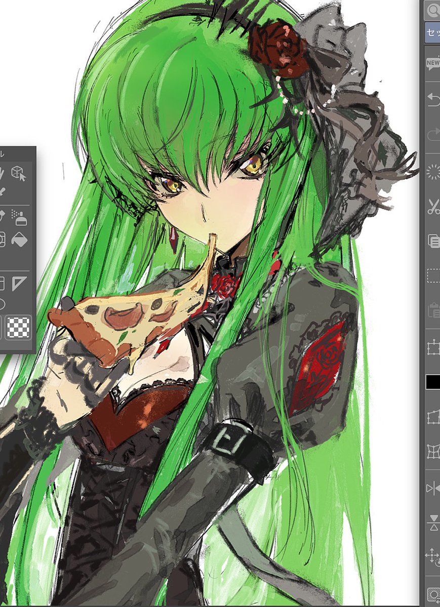 8DE3WN's tweet image. 作画コストがすごい