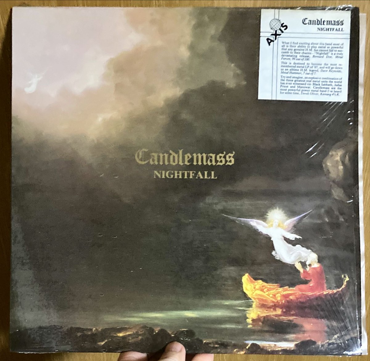 帰ったら聴く予定 Candlemass Nightfall 1987 72241-1 近所の初売りを