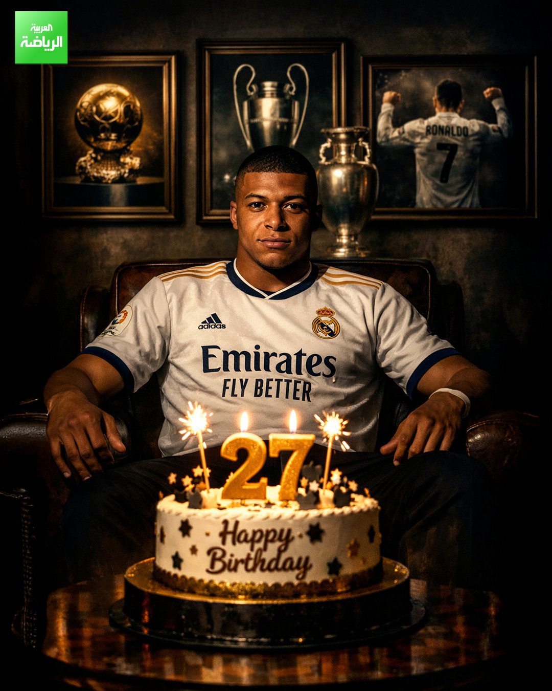 عام جديد وأحلام جديدة لكيليان مبابي. بعد أن حقق حلمه وانضم إلى ريال مدريد للسير على خطى مثله الأعلى كريستيانو رونالدو، حان الوقت لتحقيق أحلام أخرى 