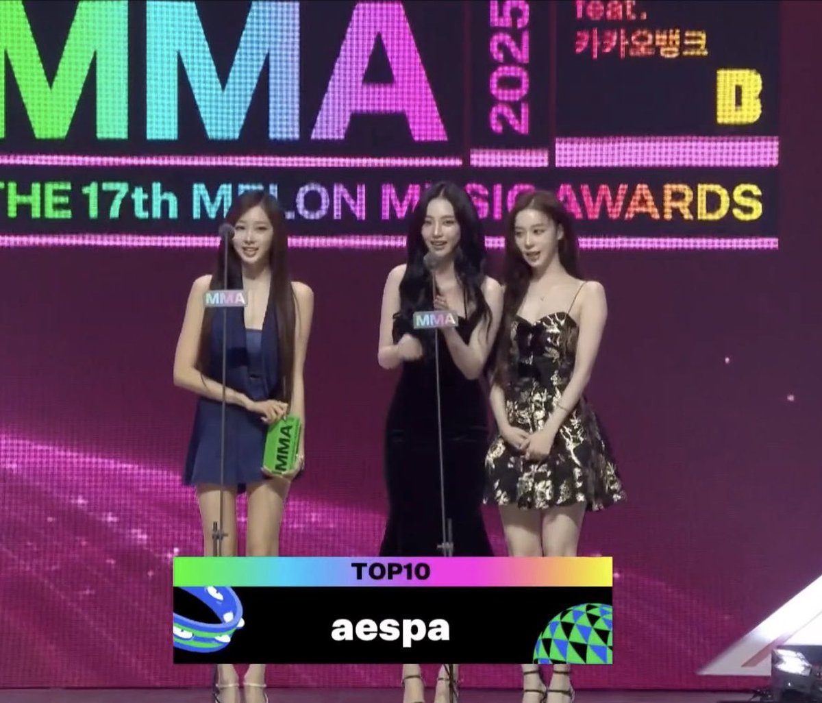 aespavote1117's tweet image. 🎊2025 MMA🎊

🏆TOP 10
🏆Stage of the Year 
🏆Global Artist 

3관왕 축하합니다🩵💜
#aespa #에스파