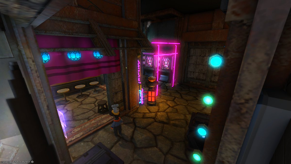 kankantarooo's tweet image. #ハウジング行ってもいいですか
ハウジングのテーマ サイバーパンク
ハウジングの名前 Cyberpunk Ramen YA　（サイバーパンクラーメン屋）
ハウジング所有者のキャラクター名 Kantaro Kankantaro
ハウジングの所在地 Tiamat ミストヴィレッジ 第7区 21番地
アピールポイント　サイバーパンク鳥居