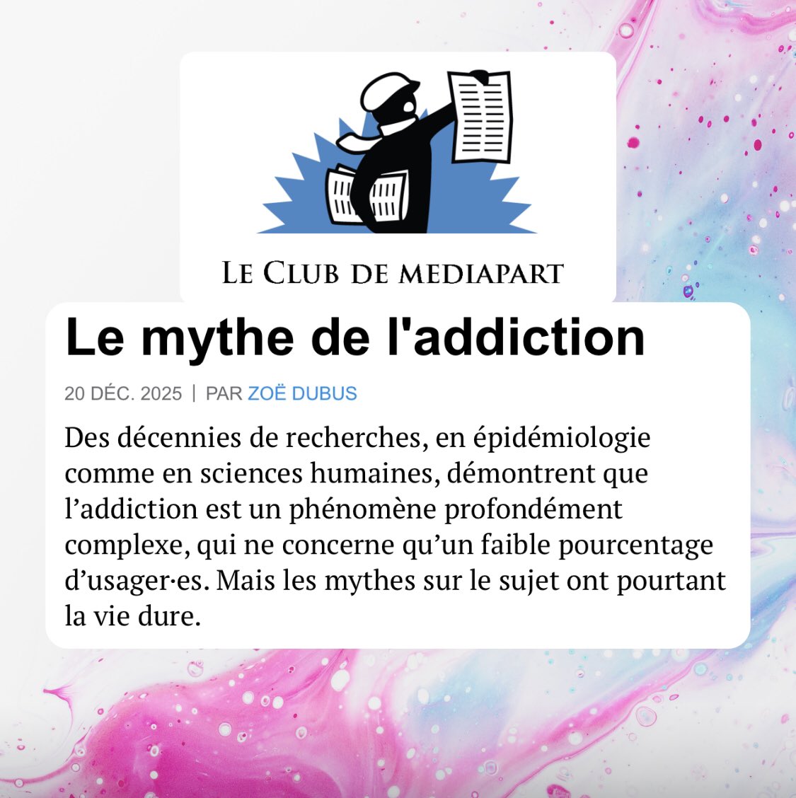 ZoeDubus's tweet image. Bon j’en ai eu marre d’argumenter individuellement et de dire 150 fois les mêmes choses, j’ai donc tout rassemblé dans cet article. blogs.mediapart.fr/zoe-dubus/blog…
Un jour je ferai une vidéo YouTube pour répondre à tous les autres sujets et en premier « t’es pas médecin » 😮‍💨