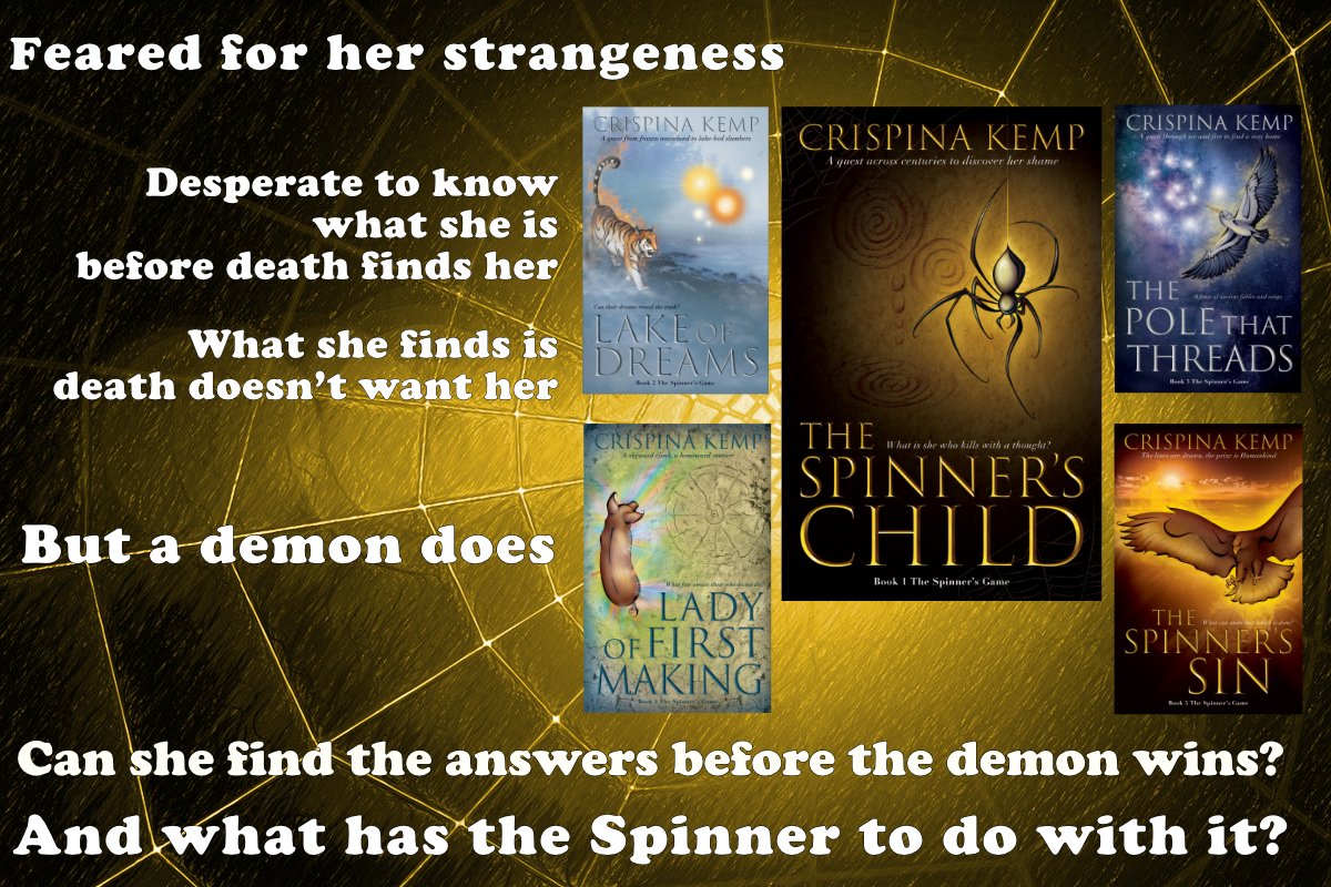 💫The Spinner's Game
💫5 stories
💫The whole greater than its parts
💫mybook.to/SpinnersChild
💫viewauthor.at/crispinakemp