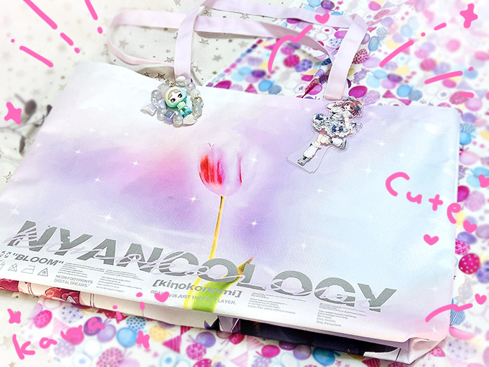 冬コミ新作の推しトートバッグ✨めちゃ可愛く仕上がってきましたよ⍝₍ᐡ𓏼ᴖ ̫ᴖ𓏼ᐡ₎⍝B2タペも入るしコミケ戦利品もいっぱいいれちゃえるよ～!KAWAii💗
#きのこのみC107 konomi(きのこのみ🍄) 