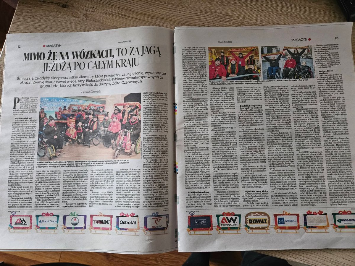 Pan Sławosz Uznański-Wiśniewski pokonuje bariery naukowe🚀, natomiast my te bardziej przyziemne fizyczne 👨‍🦽 Ale zarówno On jak i my pokonujemy bariery mentalne, te które istnieją w ludzkich głowach.
W piątkowym wydaniu Porannego ukazał się duży artykuł o nas. Zachęcamy do lektury