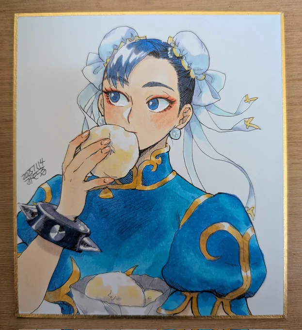 色紙も色々描いたなぁ、また描きたい。