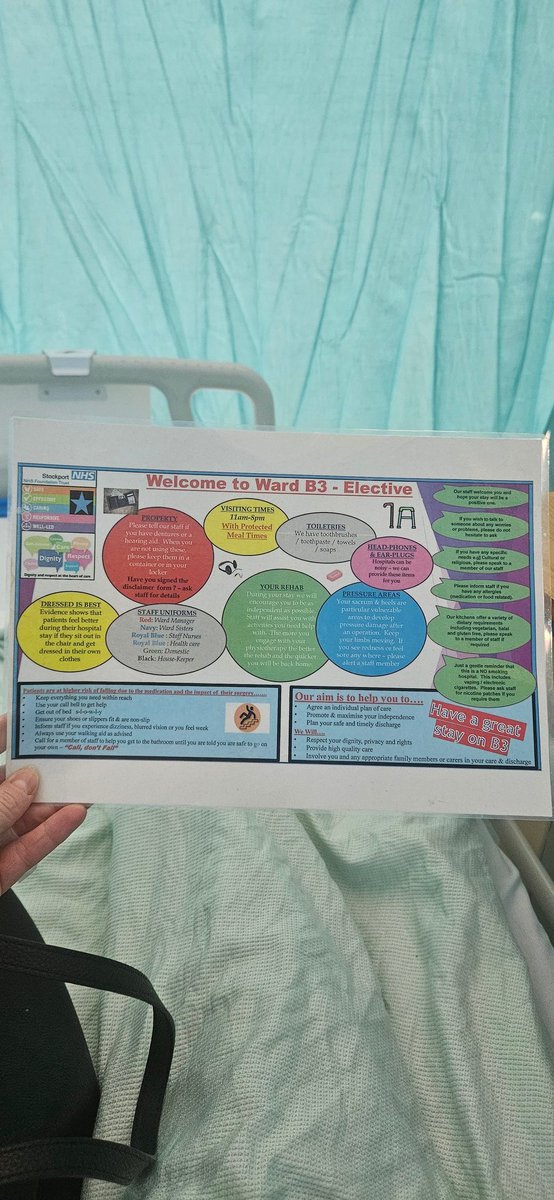 Currently an inpatient on ward B3 at <a href="/StockportNHS/">Stockport NHS FT</a>. What a great initiative this is! Very helpful and informative ❤️