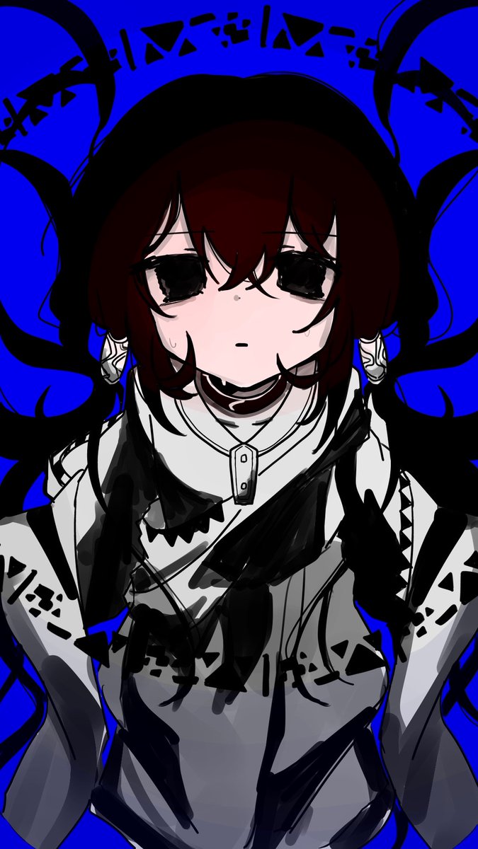 remonemoo's tweet photo. 【Tips】
同時どでかキリ番組のFA、煽りと俯瞰で対になってます
ころちゃ！FA、死体視点にしたかったけど難しかったです(◞ ̫◟)
 #reeedraw https://t.co/27CEmE5KUP