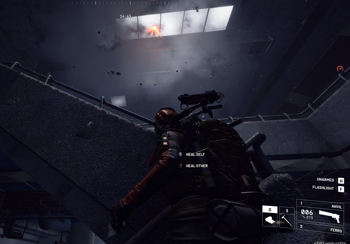 Yeah, you need to fix this <a href="/EmbarkStudios/">Embark Studios</a> <a href="/ARCRaidersGame/">ARC Raiders</a> Bastion aggroing and shooting through the floor inside Assembly. Died while calmly looting the room below him. #arcraiders #gamebug #bug #arcraidersbug