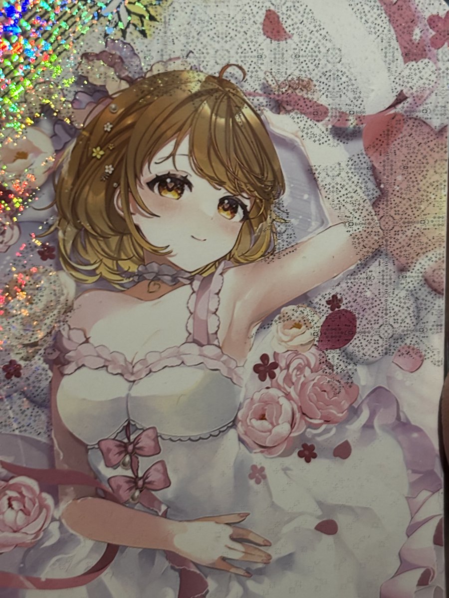 カードメイカーで再度SRの暁月クララさんのカード印刷して来た 修正前