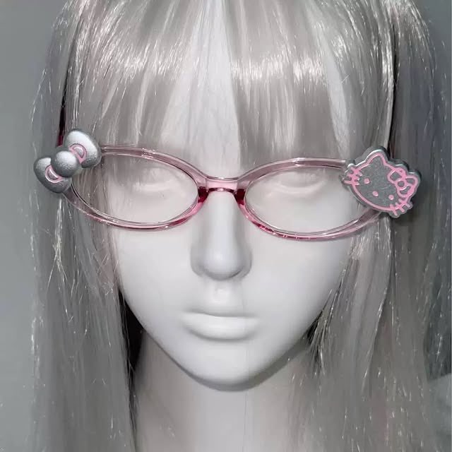 hello kitty glasses set 🎀‧₊˚ .