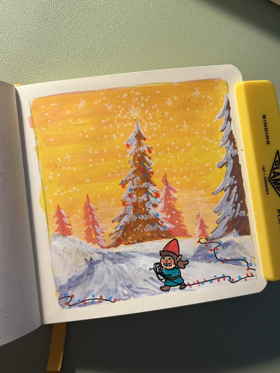 CinnamonChuck's tweet photo. Çizdiğim kış cüceleri ❄️ https://t.co/hrYwVWYCnV
