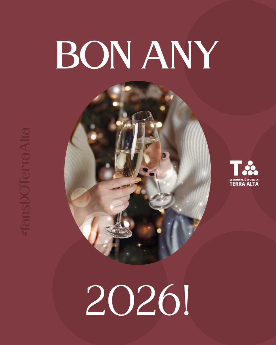 doterraalta's tweet photo. 🥂​​Brindem per un any nou ple de llum i moments per recordar. De les vinyes a la teva copa: Bon any 2026! 💫 https://t.co/FM6PBYYx2V