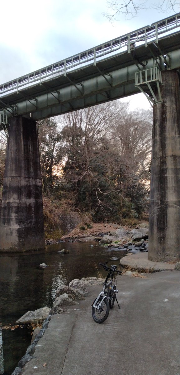 輪行で都幾川沿いを走ってみる。ここ抜けれるのかな？と知らない道に突っ込んで行くと意外と面白い。