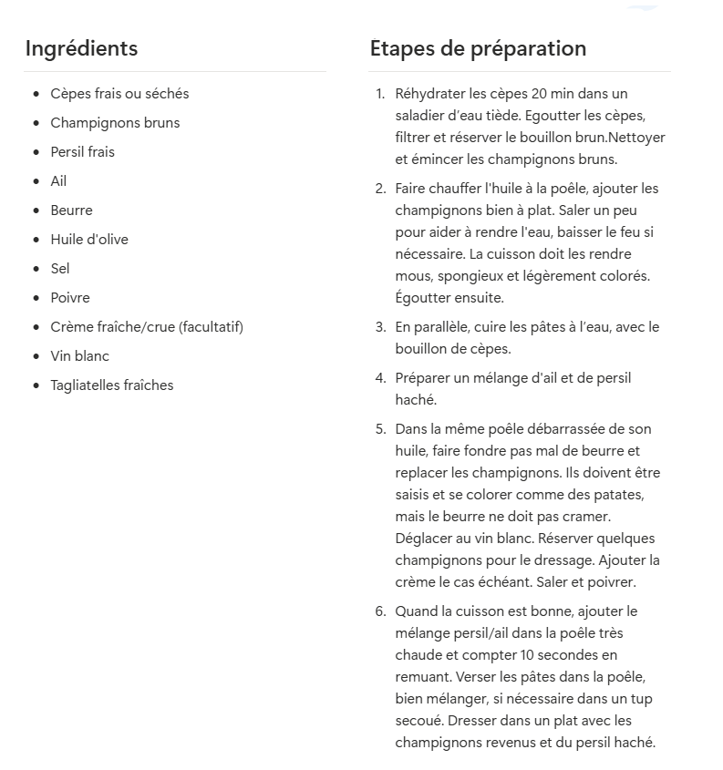 archiptere's tweet image. S'il y en a qui cherchent des idées de recettes de Noël facilement déclinables en végé 🌱, pour inclure tout le monde à table sans prise de tête :

J'ai fait quelques fois ce duo tagliatelles aux St-Jacques / tagliatelles aux cèpes et ça plaît à tout le monde 😋