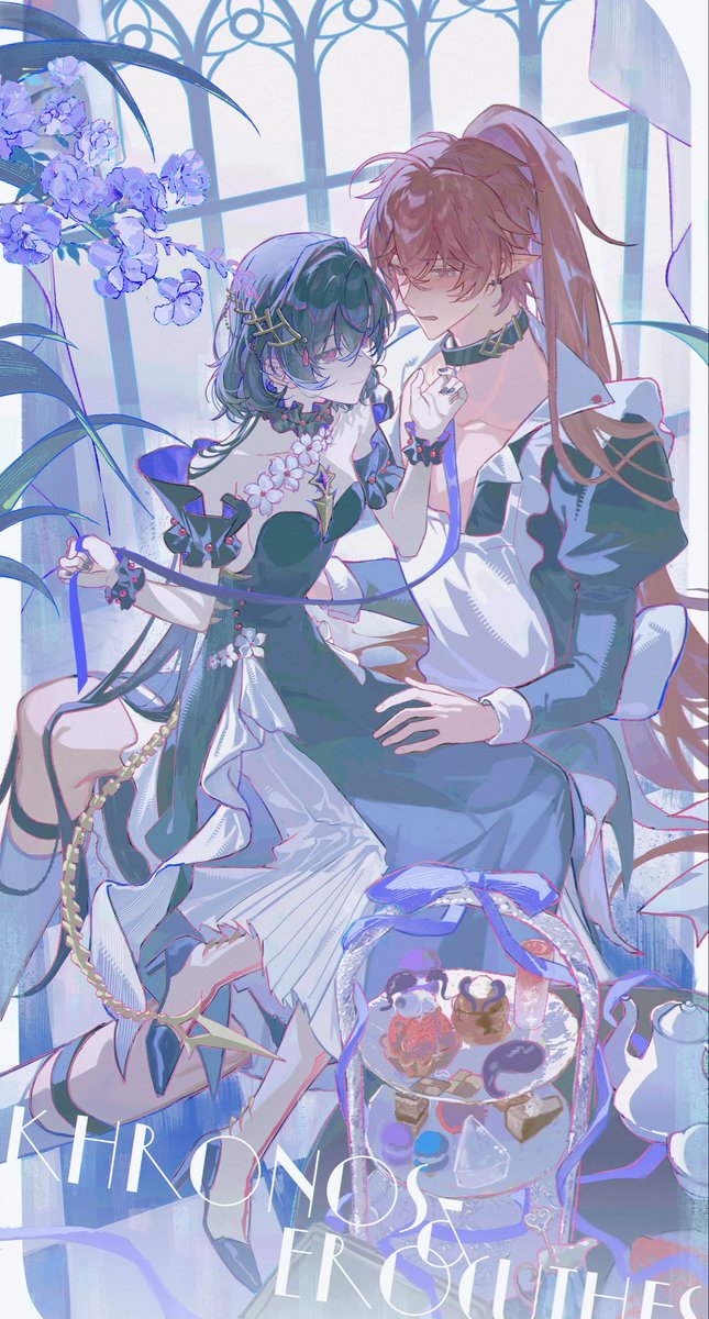 #oc #终焉诗 画了美少女主人和女仆狗