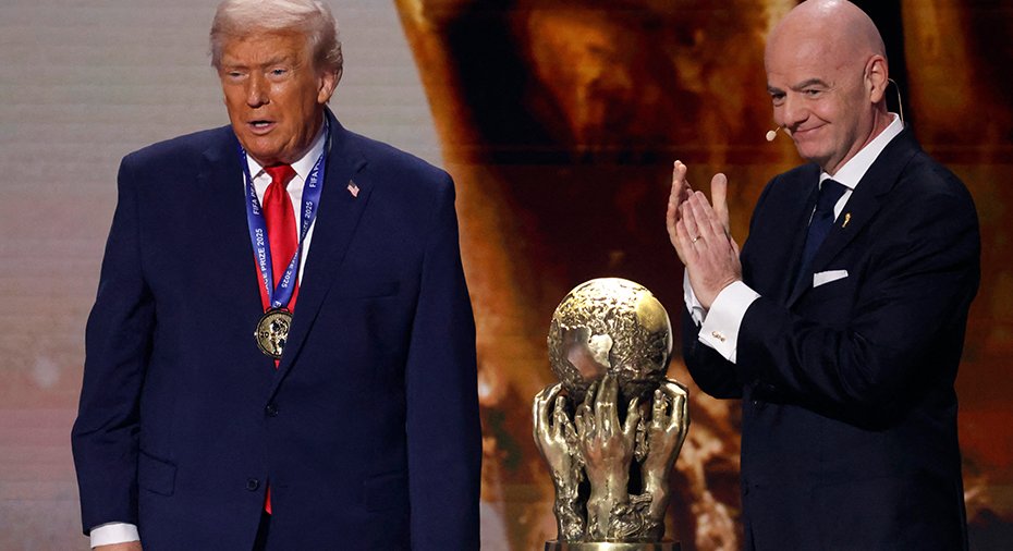 fotbollskanal's tweet photo. Times: Trump hade krav gällande Fifas fredspris.

https://t.co/emtUaZwrfD https://t.co/2WH0TZbyZL