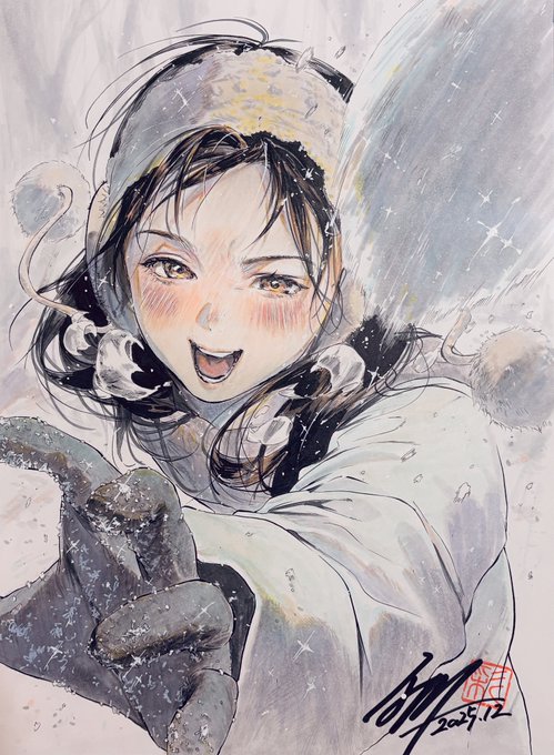 ☃️

( B4サイズ,ケント紙 | Gペン,丸ペン,墨汁 | 鉛筆,コピック ) 