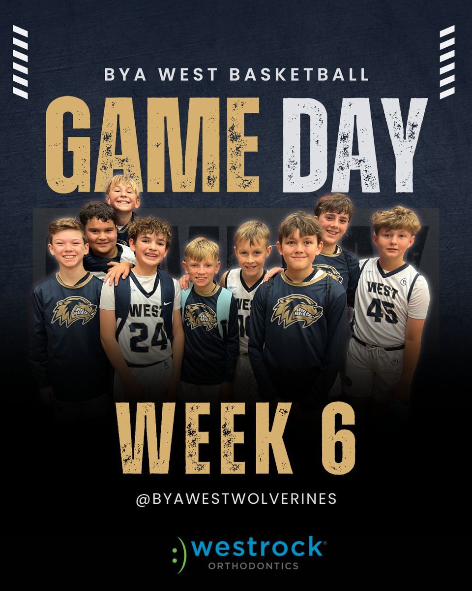 bya_west's tweet photo. Week 6 is here... last games before 2026! Let's go WEST! #FutureWolverines

BYA West is proudly sponsored by @Westrockortho

➡️ Don't forget to send in your week 6 📸 https://t.co/Iu6uAf0X3j