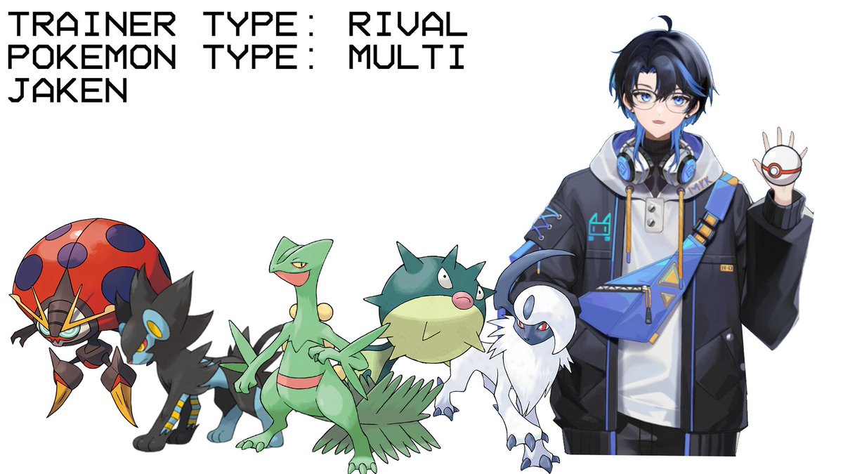 First I will talk about Rivals! 
I like when there are multiple rivals with different aesthetics and teams! So I did 3! I gave all the rivals teams of 5 each! The rivals don't have one singular typing!

First rival is <a href="/_Khiren/">Khiren 🍏 Red Panda VTuber! 🍎</a>! I chose a team with different types based on her