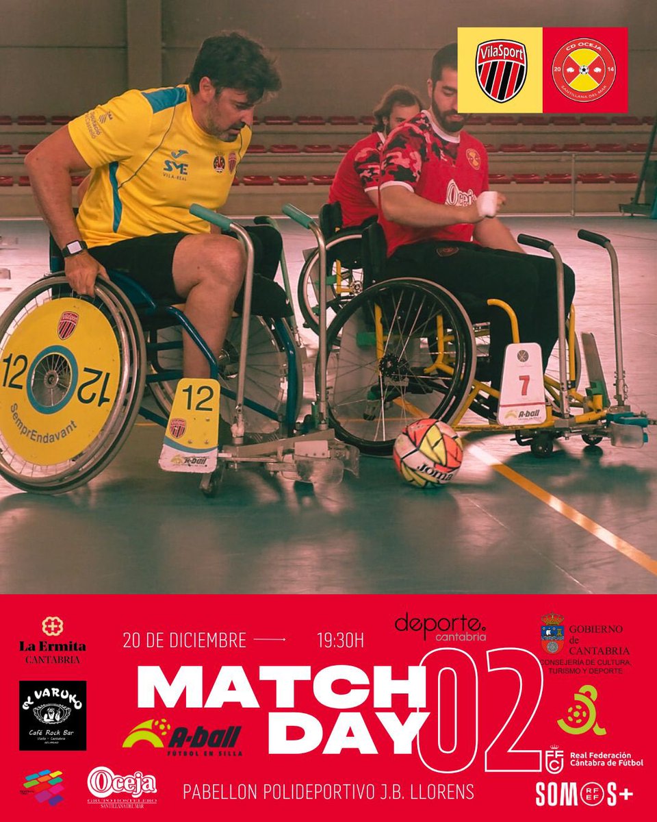 ¡A por el último partido del año! 🆚 <a href="/vilasport/">VilaSport</a> 

¡1,2,3… CANTABRIA! 🇵🇱

#HagamosDeLaDoscapacidadUnaCapacidad