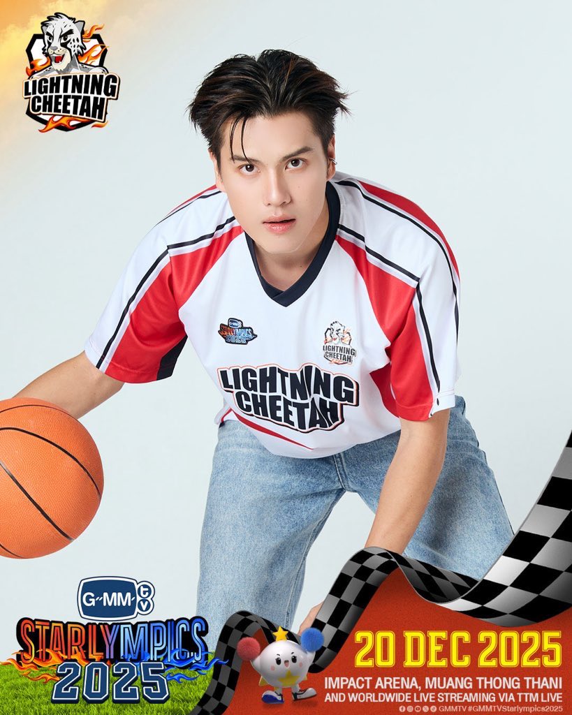 มาร์คเอมซี LightningCheetah เบอร์55

- 2023 ยิงรัวๆจนทุกคนยกให้เป็น MVP
- 2024 ดึงสายน้ำเกลือออกหนึ่งวันก่อนแข่ง
- 2025 ตำนานใหม่ระยะชู้สทั้งสนาม 3วิสุดท้าย

#GMMTVStarlympics2025 
#marcmc <a href="/marcmc_mc/">มาร์คเอมซี</a>  ◞˚ₓ