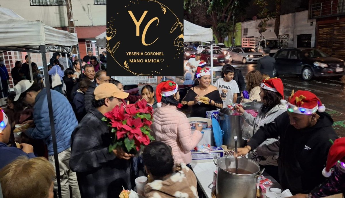 YESENIAESMERAL6's tweet photo. "Les comparto un poco de la diversión y alegría que se vivió en ¡La posada #16 en San Miguel Chapultepec! 🎉 Gracias a todos por hacer este día inolvidable. ¡Ni la lluvia ☔️ pudo apagar esta celebración! ❤️
 #Posada16 
#FiestasDecembrinas https://t.co/C1LN3zwU0D